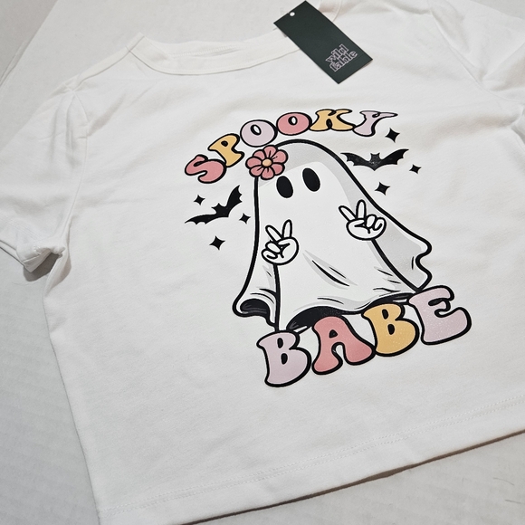 wild fable Tops Spooky Babe Crop Top Poshmark